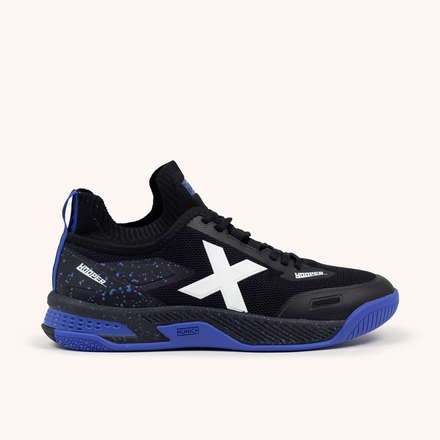 MUNICH PISTA 01 Zapatillas fÃºtbol sala de diseÃ±o tÃ©cnico blanco y negro (7)