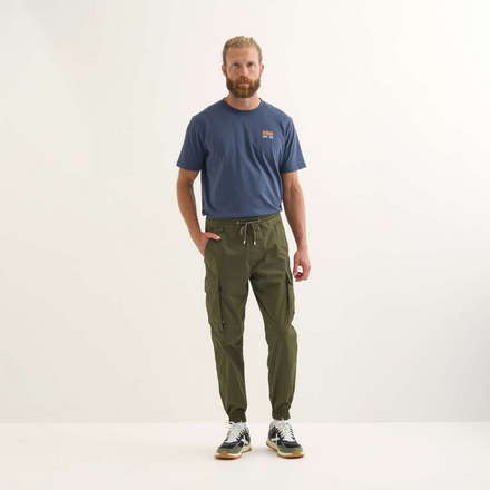Pantalón MUNICH Cargo explore lifestyle de algodón-elastano khaki (2)
