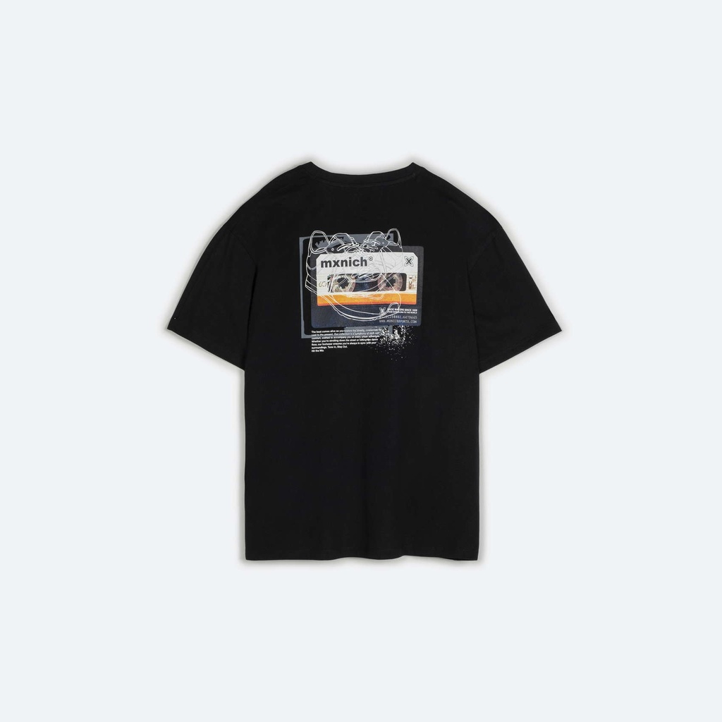Camiseta MUNICH oversize streetwear de algodón negra (4)