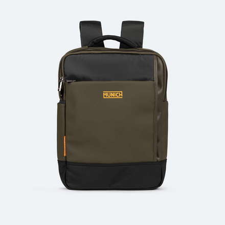 Mochila Kaki de Gran Capacidad con Compartimento para Botella JUNGLE BACKPACK SQUARE (2)