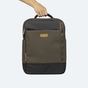 Mochila Kaki de Gran Capacidad con Compartimento para Botella JUNGLE BACKPACK SQUARE (6)