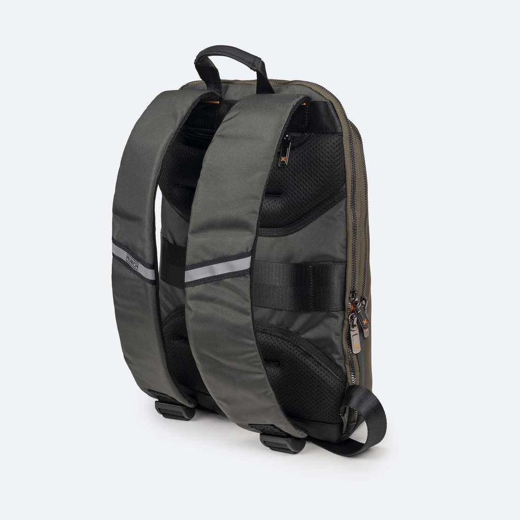 Mochila Kaki Slim con Compartimento para PortÃ¡til JUNGLE BACKPACK SLIM (4)