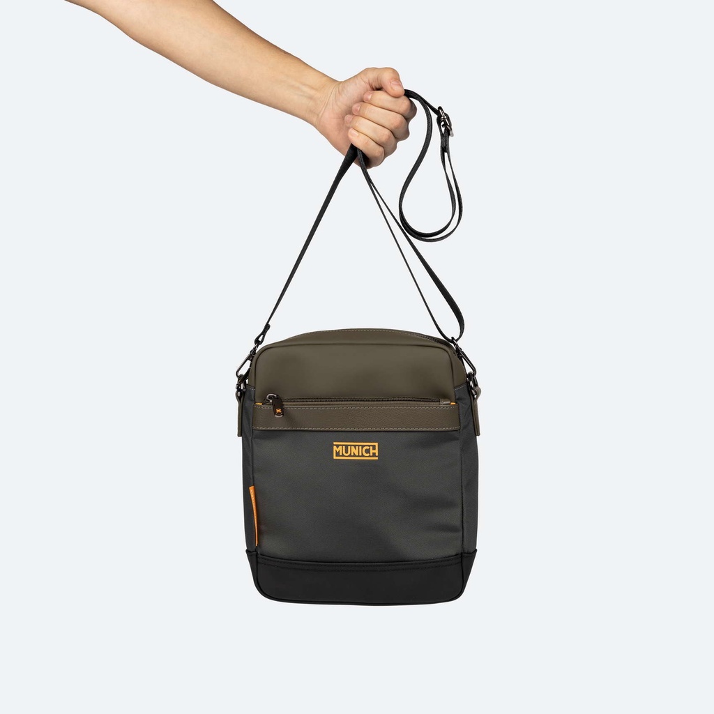 Bandolera Kaki de Alta Resistencia con Bolsillo Frontal JUNGLE CROSSBODY (6)
