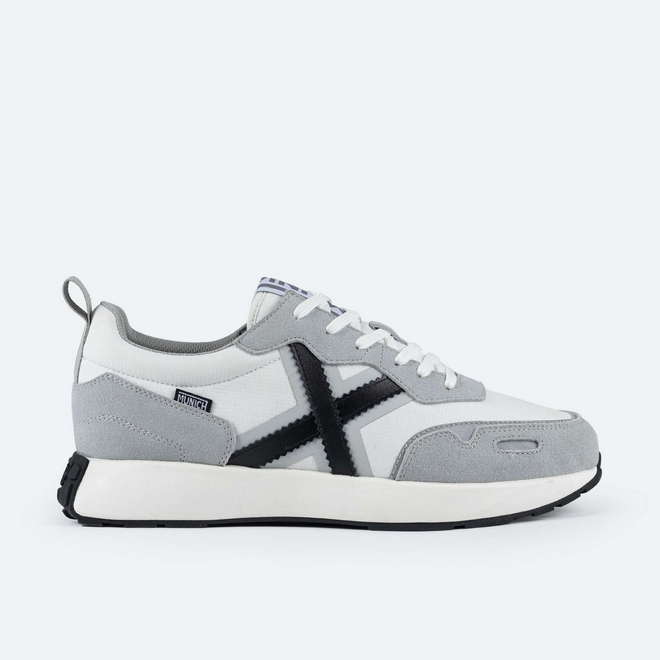 MUNICH XEMINE 79 Sneakers Diseño Elegancia Deportiva Blanco, Gris y Negro (1)