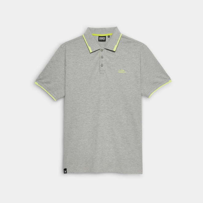 Polo MUNICH slam lifestyle de algodón organico-viscosa gris (1)
