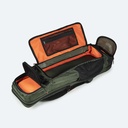 MUNICH HOCKEY TRAINING STICKBAG Bolsa Porta Sticks de Hockey Diseño Ergonómico Verde Khaki y Naranja (5)