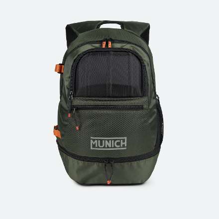 MUNICH HOCKEY TRAINING STICKBAG Bolsa Porta Sticks de Hockey Diseño Ergonómico Verde Khaki y Naranja (9)