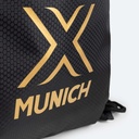 MUNICH GYM SACK Mochila de Cuerdas Deportiva con Cierre de Ajuste Negra y Dorada (3)