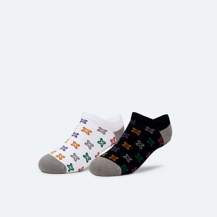 Calcetines invisibles moda MUNICH divertidos en mezcla de algodón-poliamida-elastano. (7)