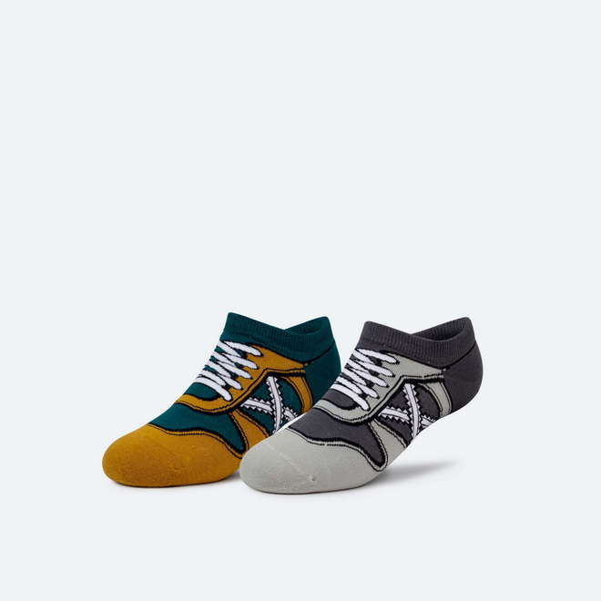 Calcetines invisibles moda MUNICH tipo sneaker en mezcla de algodón-poliéster-elastano. (1)