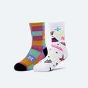 Calcetines MUNICH crew sport de algodón-poliéster-espandex negro (8)