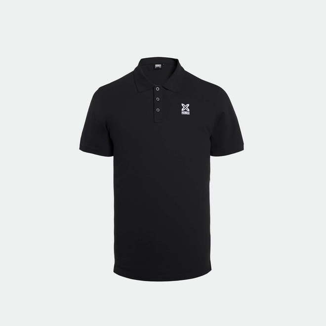 Polo MUNICH de algodón negro (1)