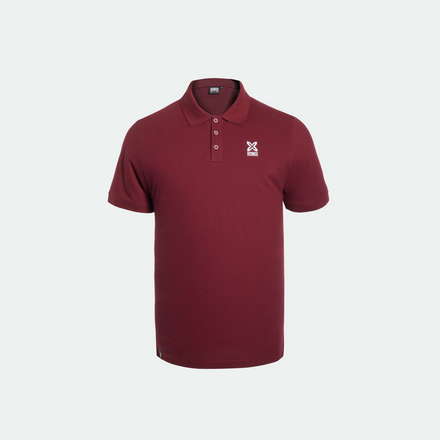 Polo MUNICH hombre de algodón burdeos (2)