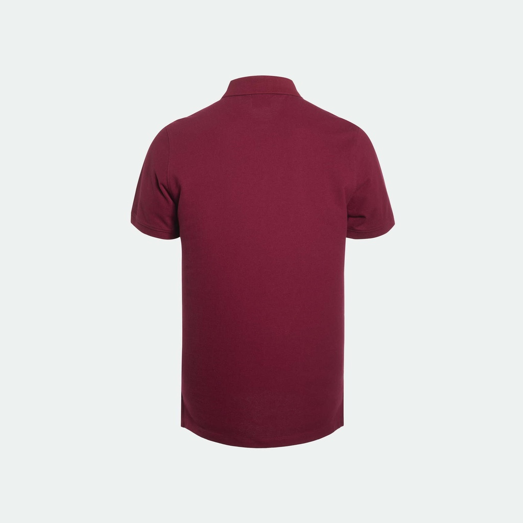 Polo MUNICH hombre de algodón burdeos (4)