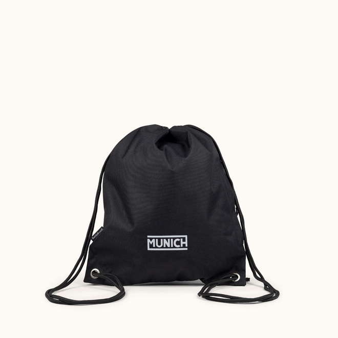 MUNICH 7113492 Bolsa de gimnasio reciclado Gym Sports (negro) (1)