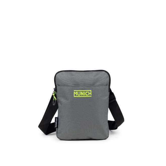MUNICH 7113523 Bandolera slim reciclada Gym Sports (gris) (1)