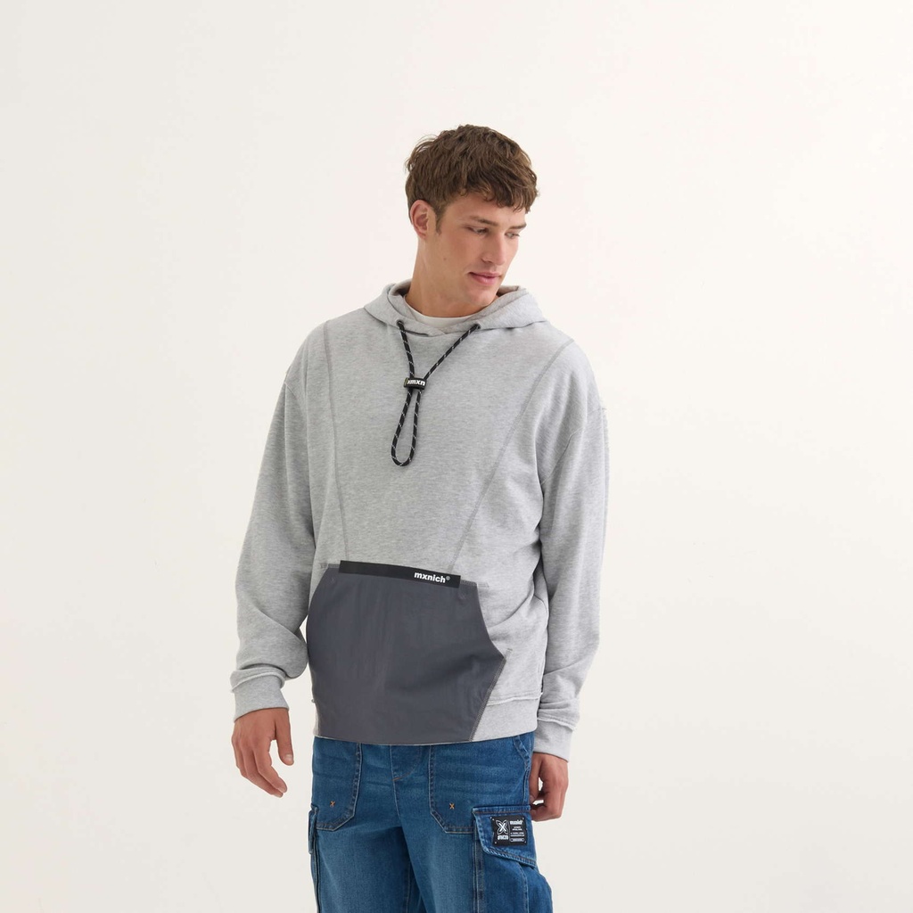 Sudadera MUNICH Space streetwear hombre de algodón gris (5)