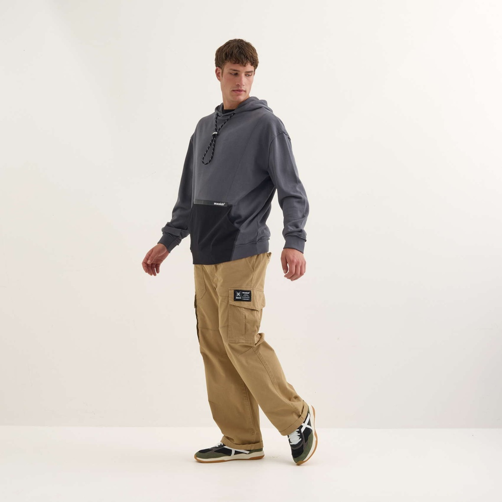 Sudadera MUNICH Space streetwear hombre de algodón antracita (4)