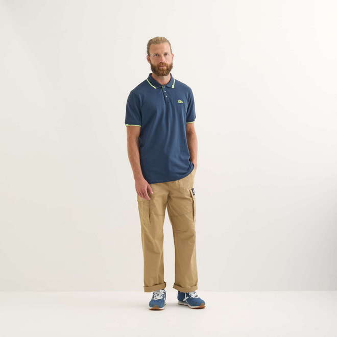 Polo MUNICH Slam lifestyle hombre de algodón navy (1)