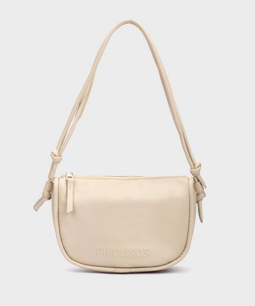 [WHA-1135250U] PALS - Bolso de piel con cierre de cremallera para mujer. (BRANDY)