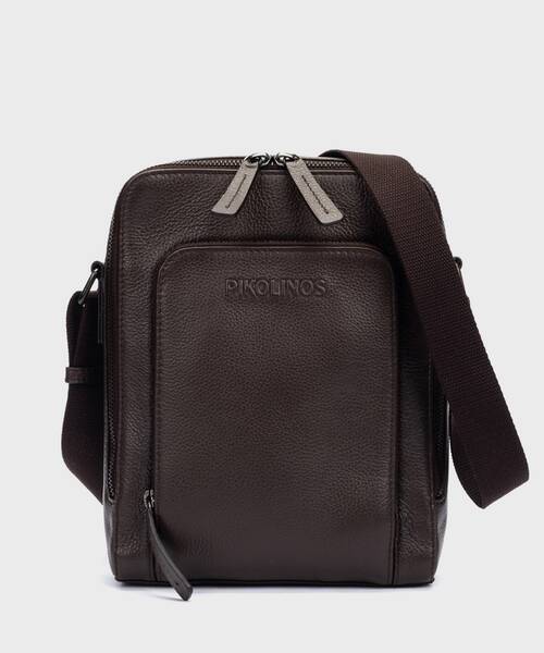 [MHA-196000U] TAMBO - Bandolera con cierre de cremallera para hombre (BLACK)