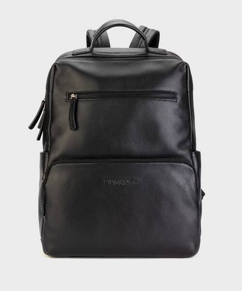 TAMBO - Mochila de piel clásica para hombre