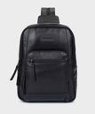 VALLS - Mochila de piel con asa divisible para hombre.