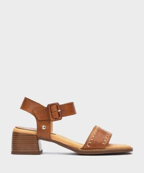 [W2G-1580] OLIVA - Sandalia con tacón para mujer (35)