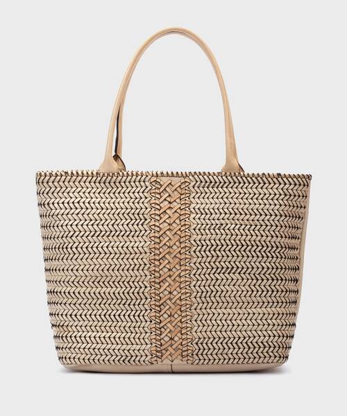 [WHA-339C1807U] VIANA - Bolso shopper de mujer (MARFIL)