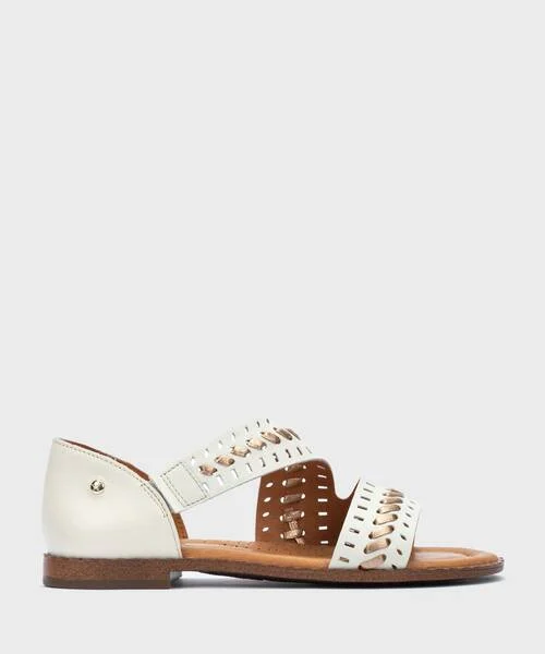 ALGAR - Sandalia con tiras cruzadas para mujer