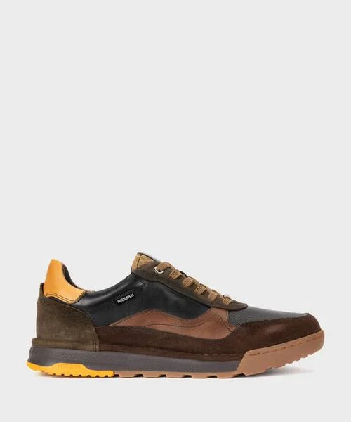 [M3W-6015C1] TEIDE - Deportivo de piel para hombre (44)