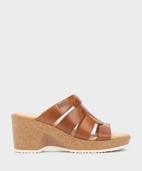 [W3B-1520] ARENALES - Sandalia de cuña con tiras (35)