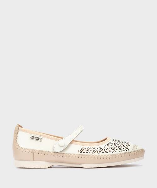 [W6T-2594C1] AGUILAS - Bailarina con botón y piel calada (35)
