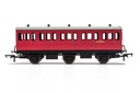 BR, 6 Wheel Coach, 3rd Class, Fitted Lights, E31070 - Era 4