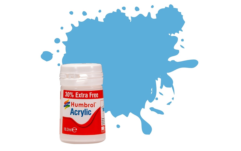 AB0047EP Acrylic Paint: 47 - Sea Blue - Matt - (14ml + 30% Extra Free Pot)