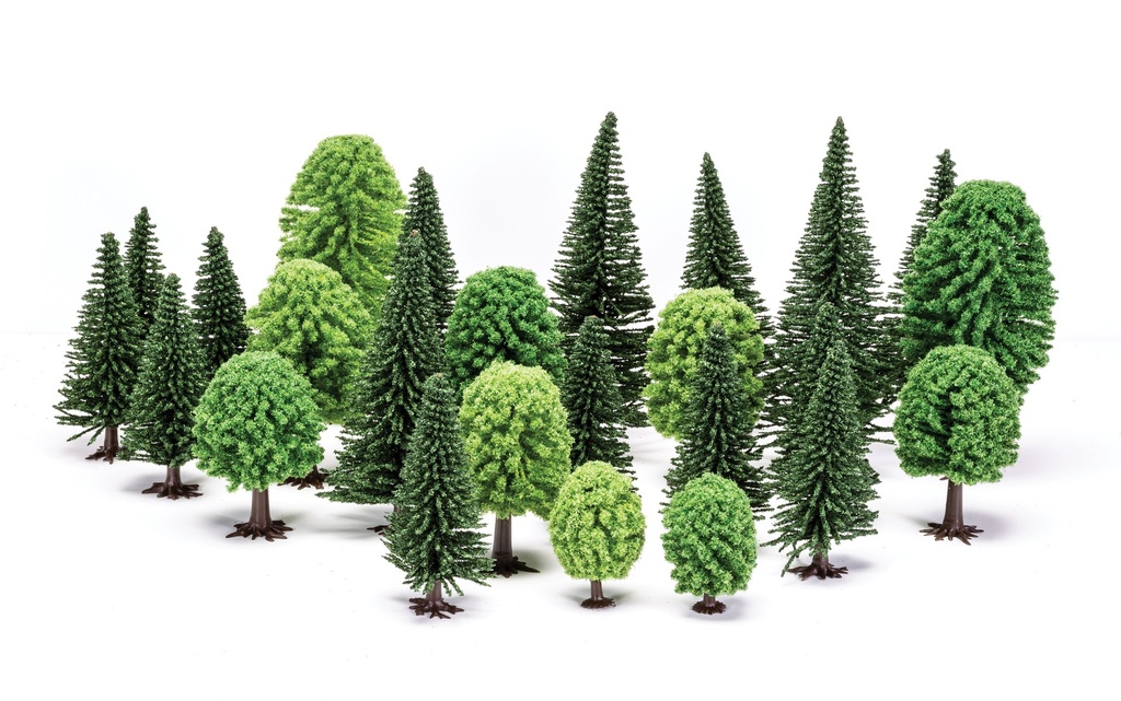 Hobby' Mixed (Deciduous and Fir) Trees