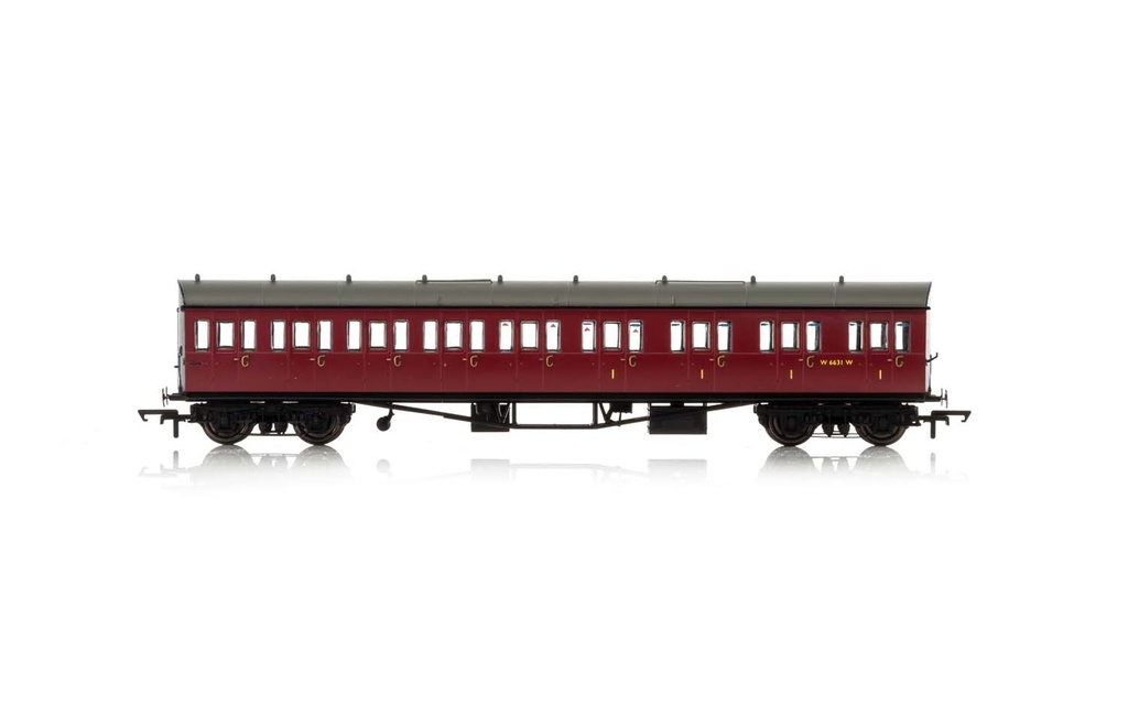 BR, Collett 57' Bow Ended E131 Nine Compartment Composite (Right Hand), W6242W - Era 4