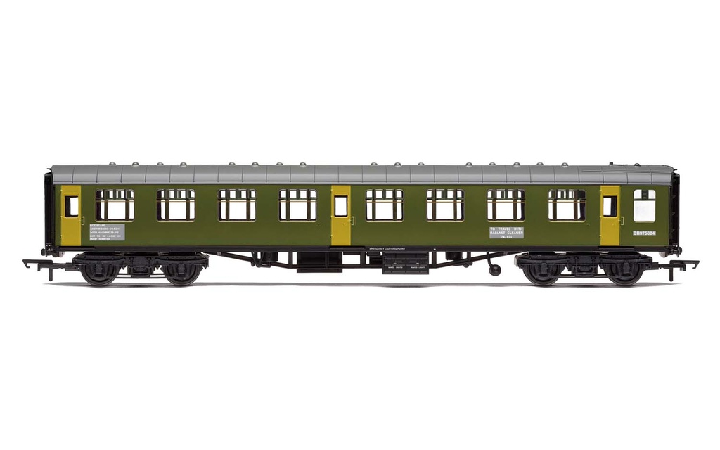 [R40008] BR Departmental, ex-Mk1 SK Ballast Cleaner Train Staff Coach, DB 975804 - Era 7 (BR Departmental, ex-Mk1 SK Ballast Cleaner Train Staff Coach, DB 975804 - Era 7)