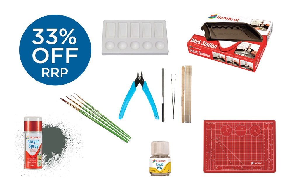 Humbrol Modelling Toolkit Bundle