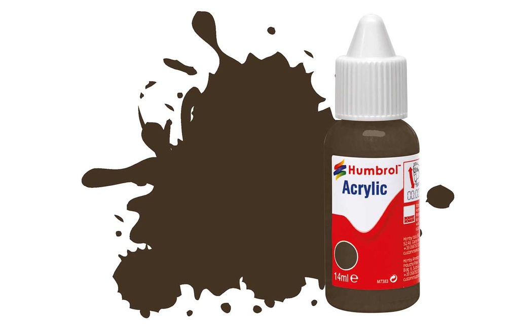 Acrylic Paint: 10 - Service Brown - Gloss - (14ml)