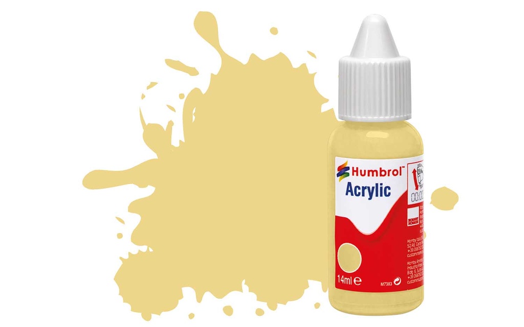 Acrylic Paint: 103 - Cream - Matt - (14ml)
