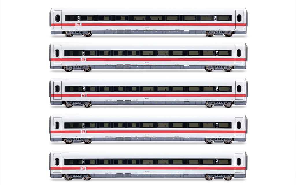 DB AG, set di 5 carrozze aggiuntive per ICE-1 HL1751 (1 x 1ª classe + 4 x 2ª classe), “Landshut”