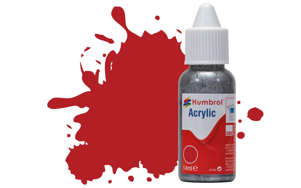 Acrylic Paint: 153 - Insignia Red - Matt - (14ml)