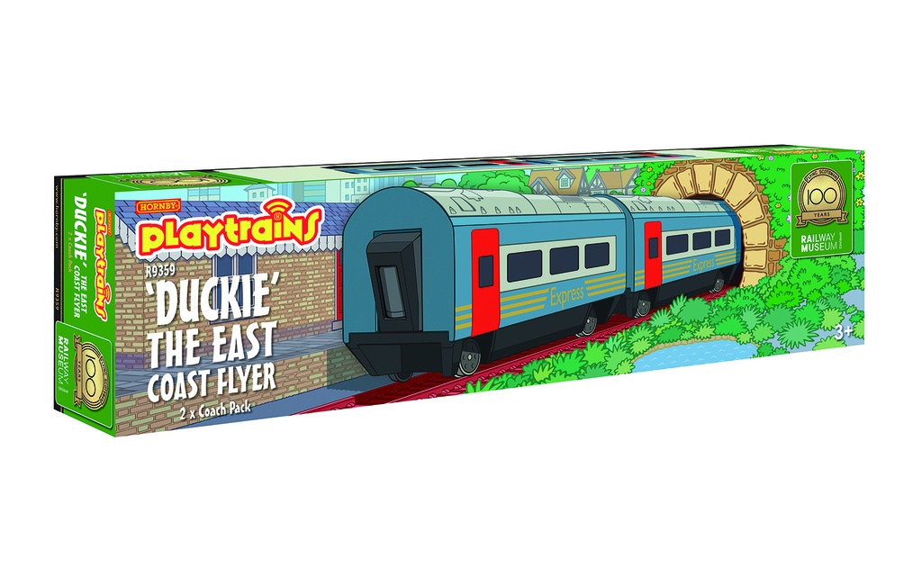2 x Carrozze passeggeri del Treno Duckie