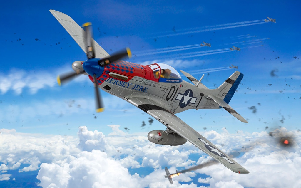 North American P-51D Mustang 'Jersey Jerk' - 356th USAAF - Major Donald Strait