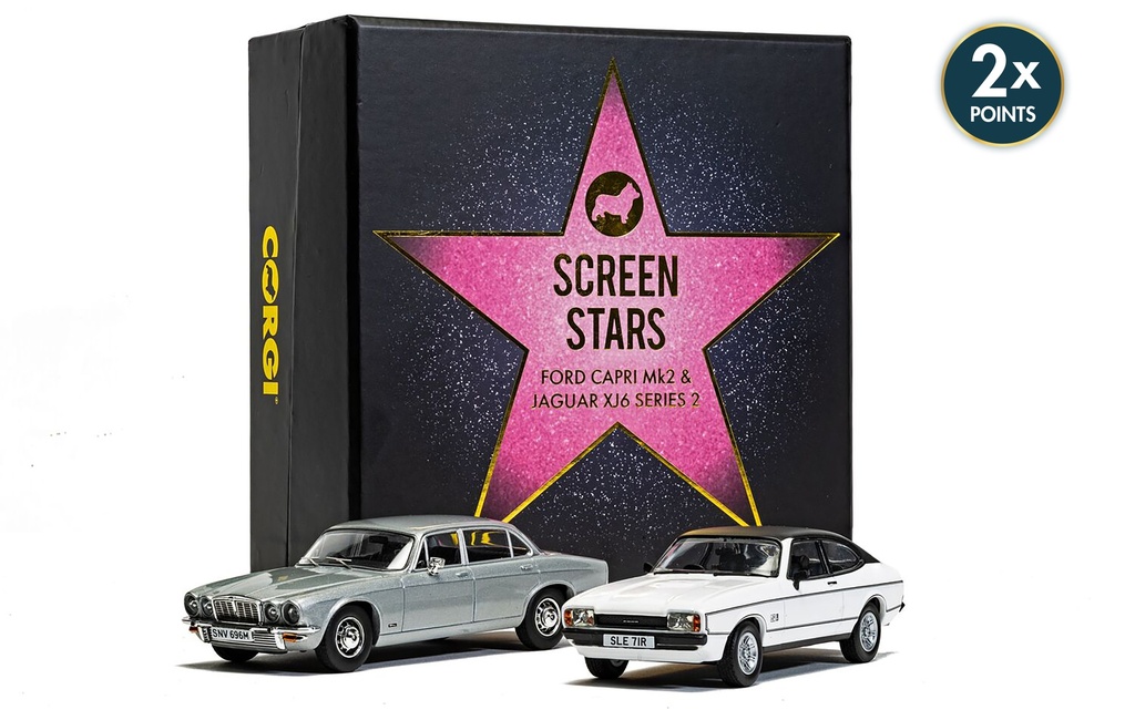 Screen Stars: Ford Capri Mk2 & Jaguar XJ6 Series 2 - Twin Car Pack