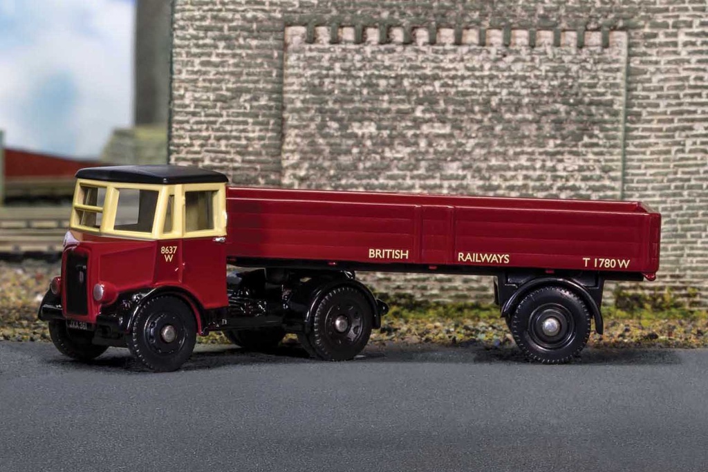 Thornycroft Nippy Dropside Trailer - British Railways