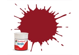 Acrylic Paint: 20 - Crimson - Gloss - (14ml Pot)