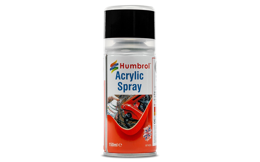 Acrylic Spray: 33 - Black - Matt - (150ml)