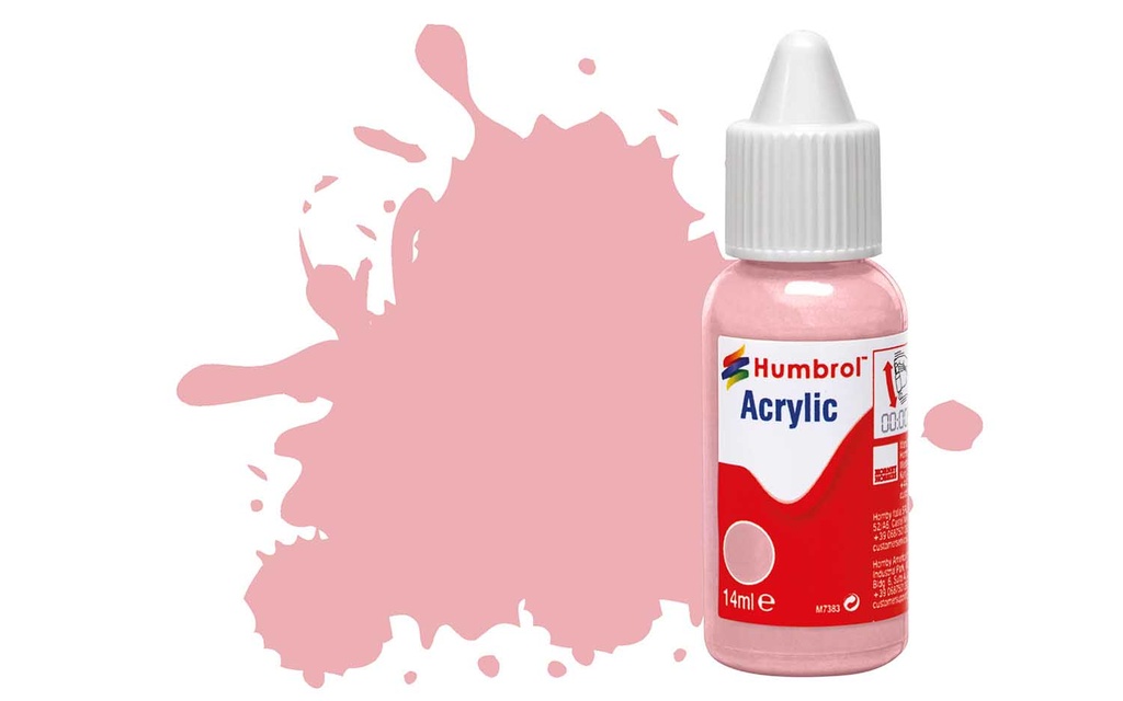 DB0057 Acrylic Paint: 57 - Pastel Pink - Matt - (14ml)